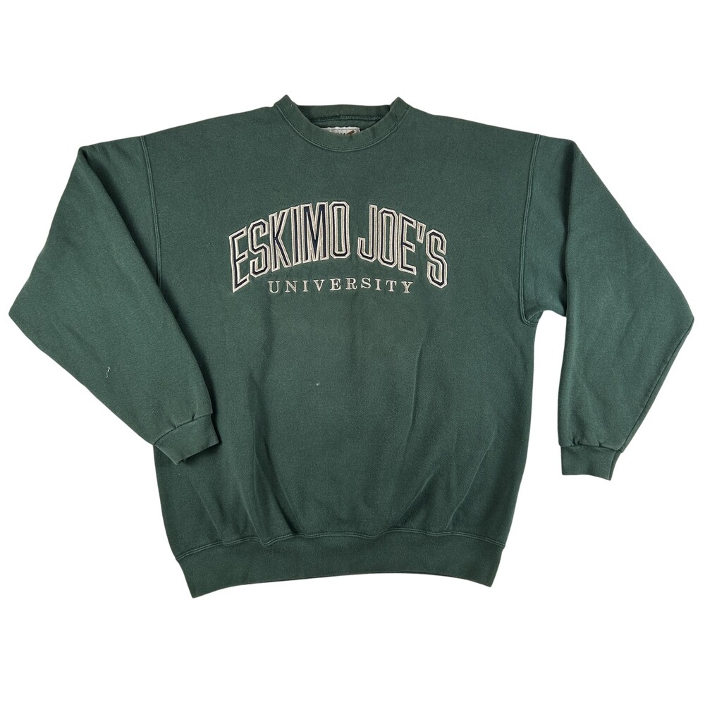 Vintage Eskimo Joes University Sweatshirt Mens XL Embroidered Crewneck Oarsman